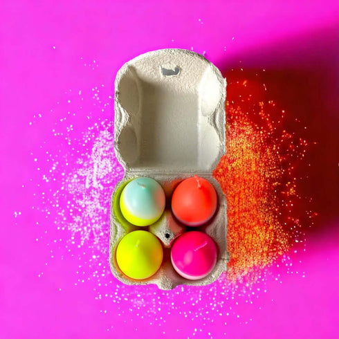 Dip Dye Eggs | 4er Set Kerzen