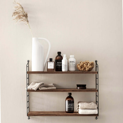 STRING Pocket mix | schwarz/walnut