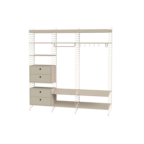STRING Kleiderschrank | double