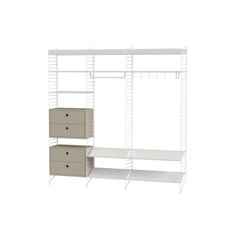 STRING Kleiderschrank | double
