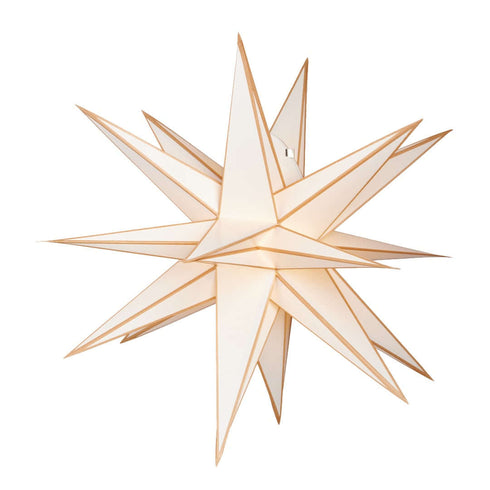 Papierstern SPUTNIK Ø60cm | weiss, gold