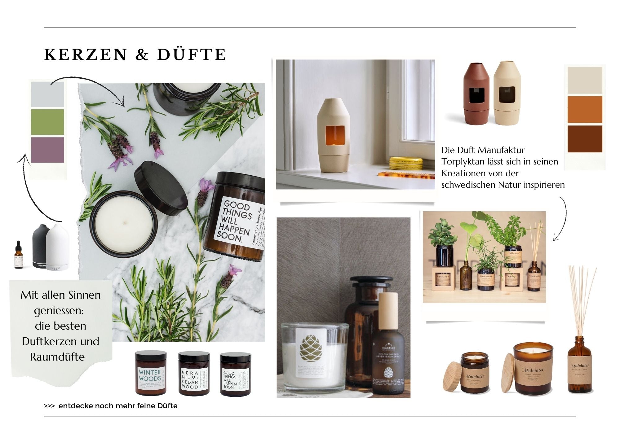 Geschenk Inspirationen - Duftkerzen & Raumdüfte