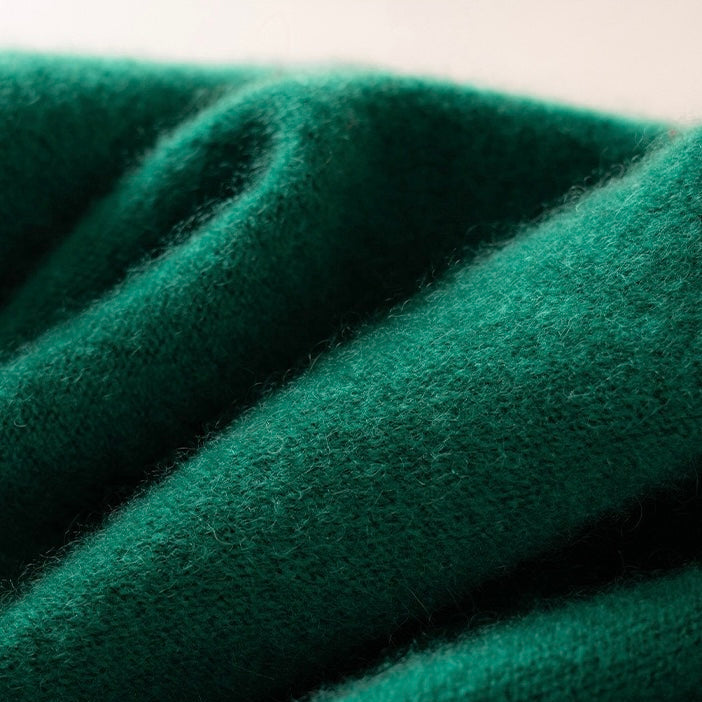 Écharpe Sophie 100 % cachemire | vert/gris