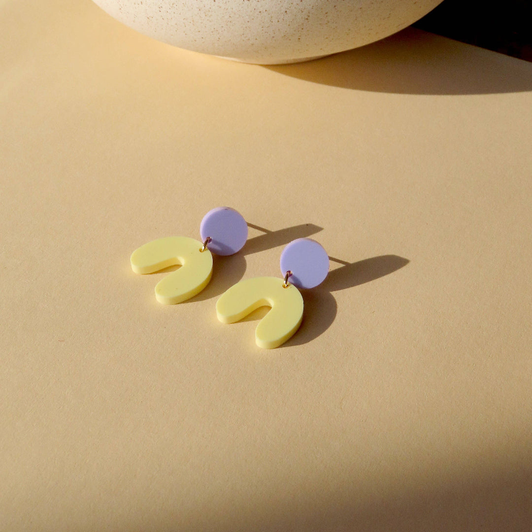 Boucles d'oreilles Statement | lilas et buttermilk Arches