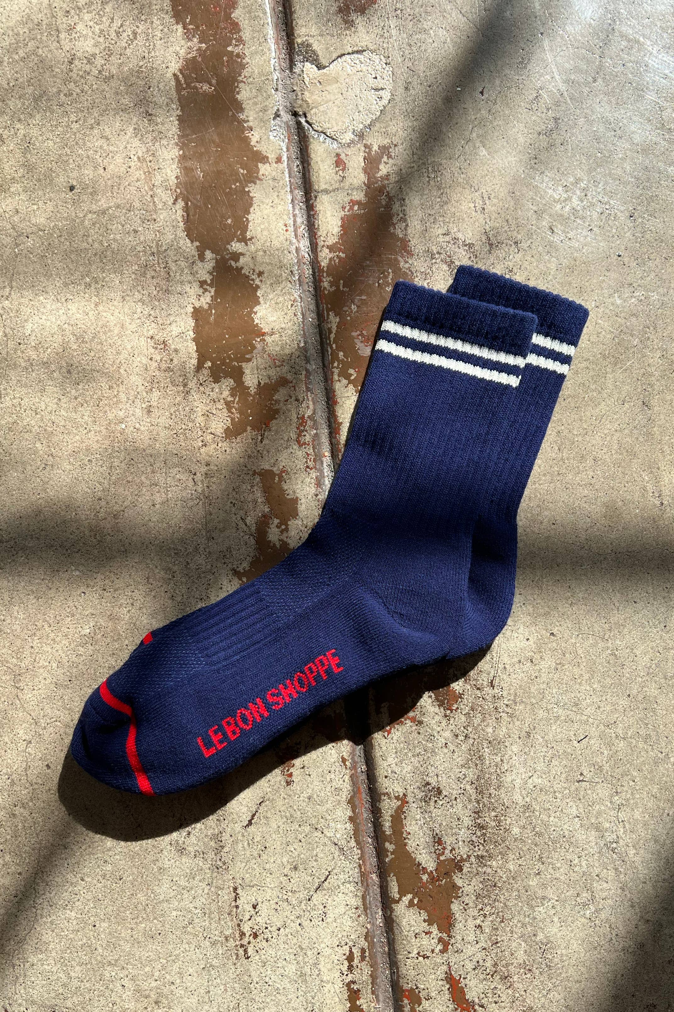 Chaussettes Boyfriend | bleu marine