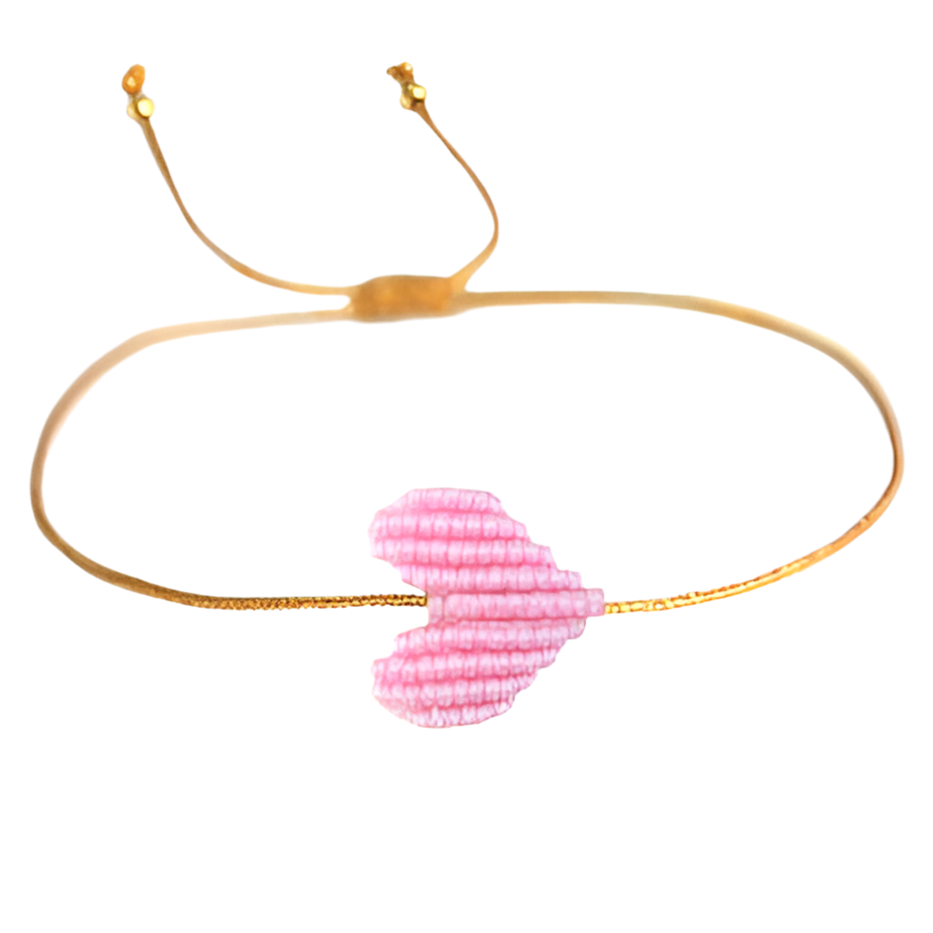 Bracelet Cœur | Rose