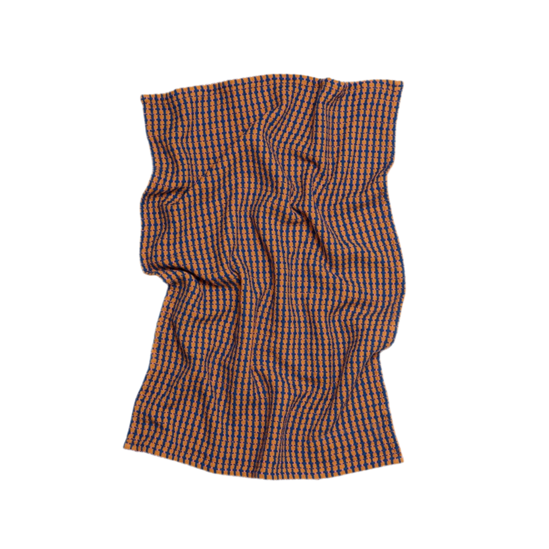 Set of 2 Dish Towels Waffle | blue cobalt