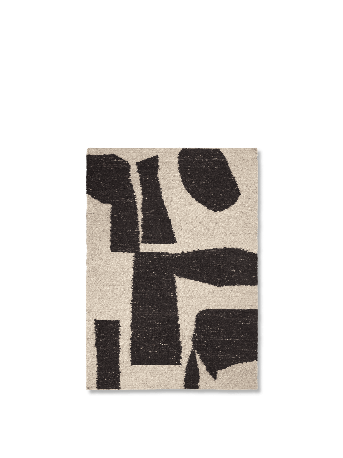 Piece Teppich | offwhite/coffee