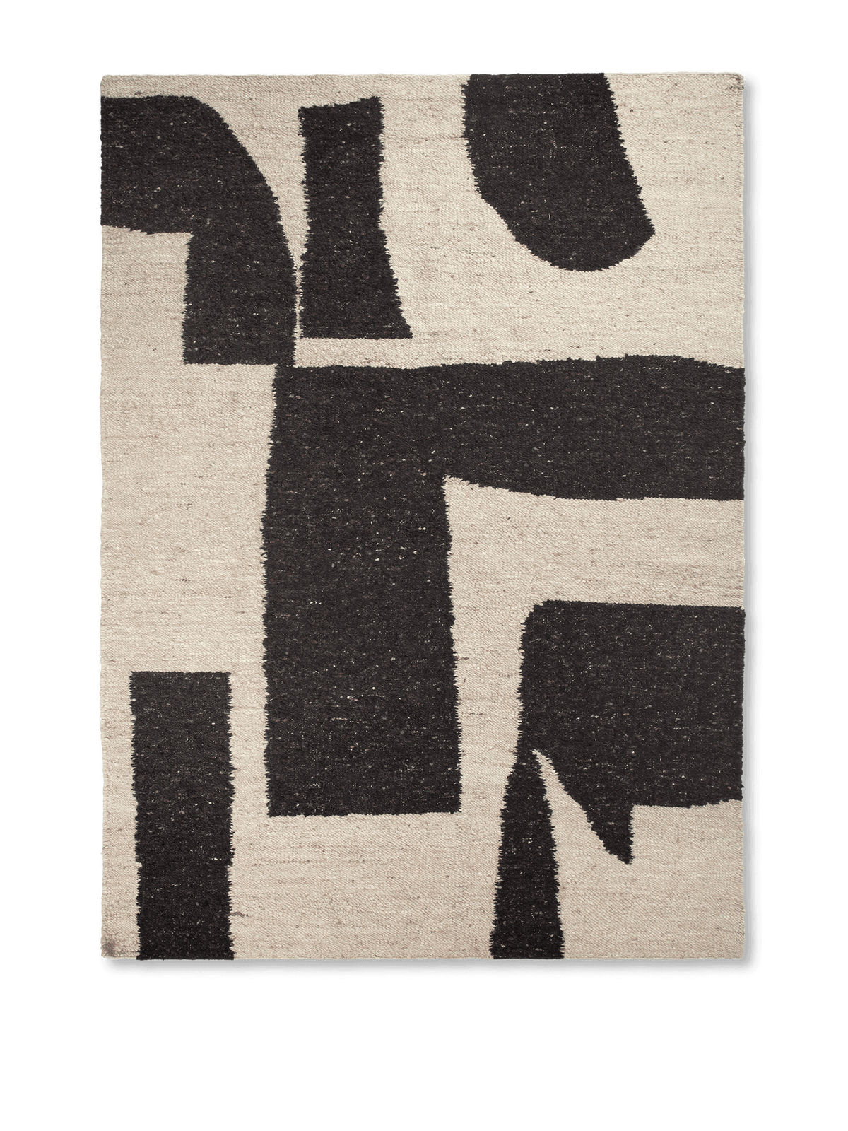 Piece Teppich | offwhite/coffee