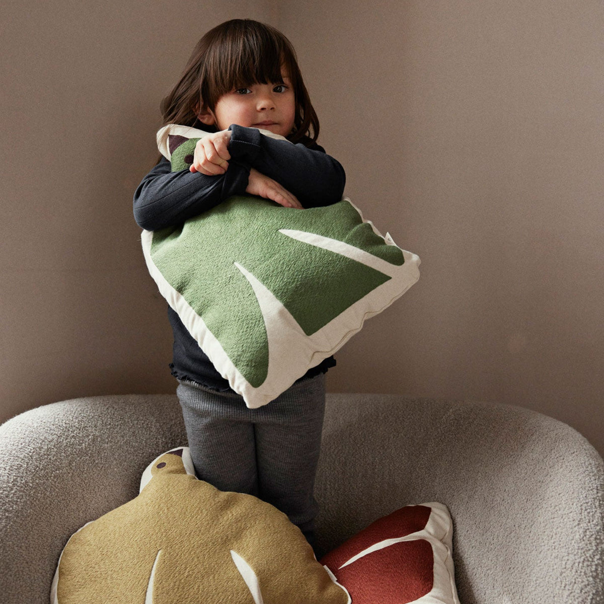 Kissen Swif Bird | avocado green