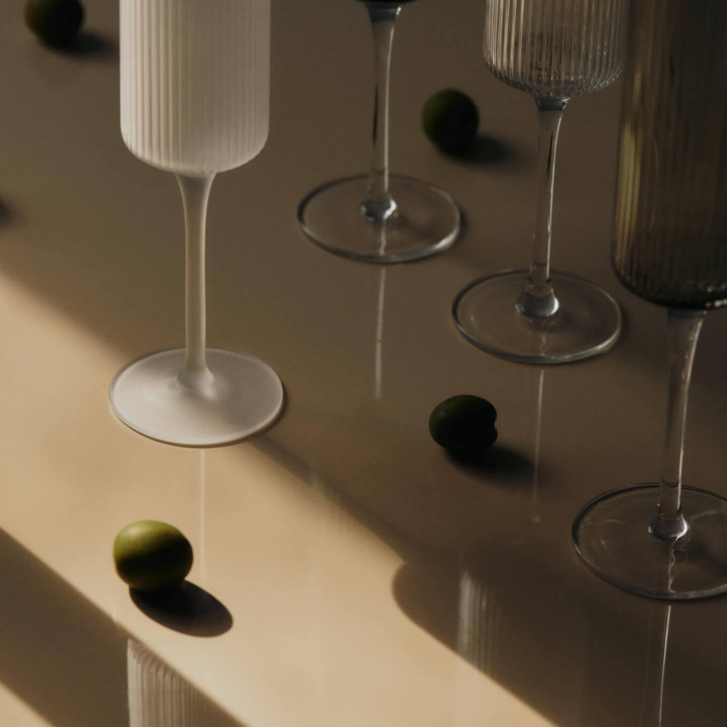 Verre à eau Ripple Flutes Set de 2 | clair