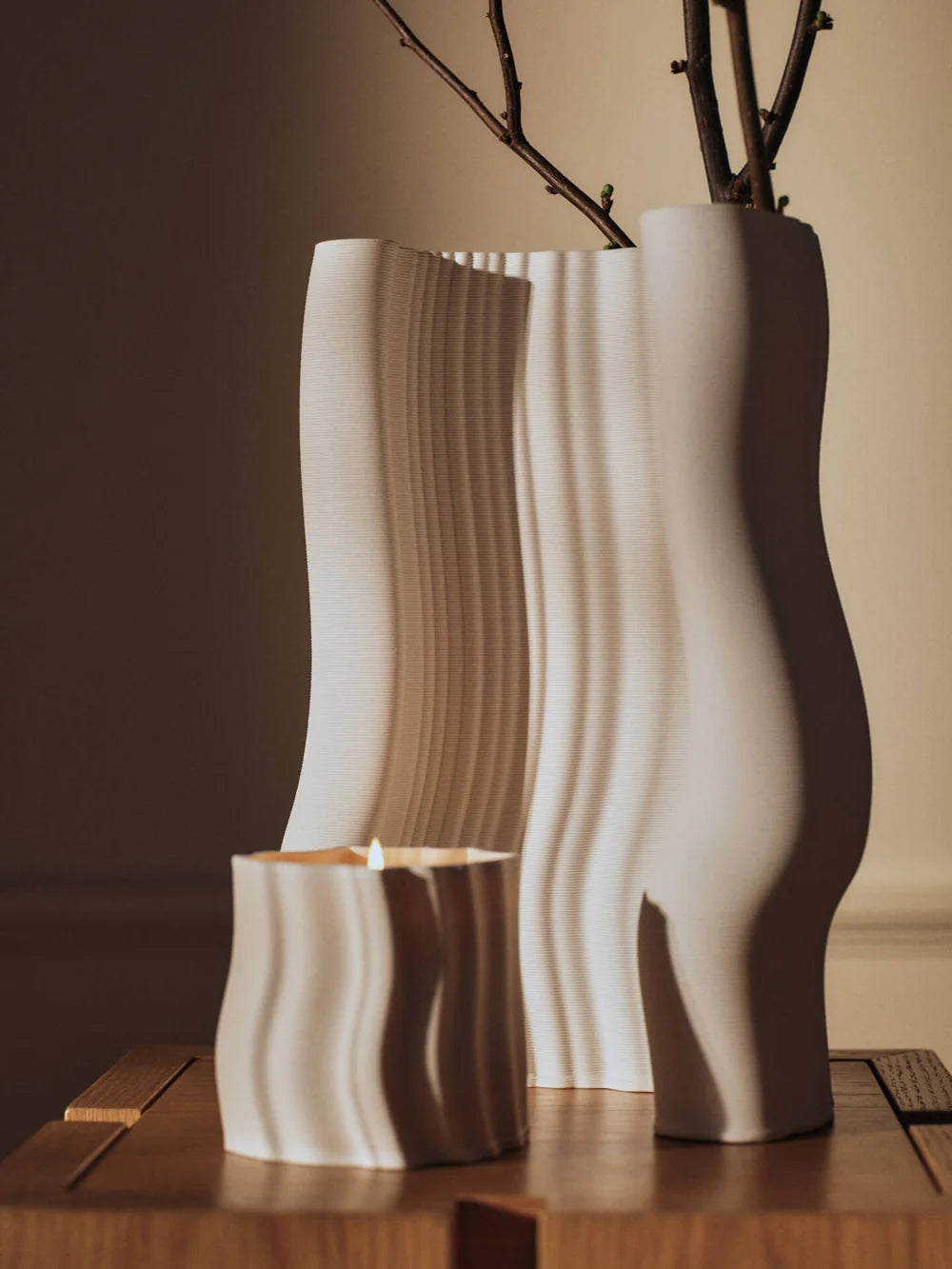 Rhylith Duftkerze Feige | offwhite