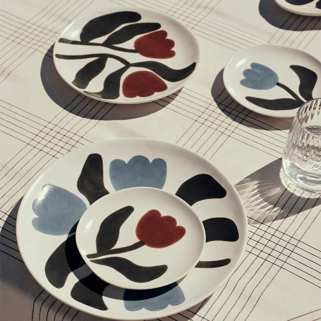 Assiette Dora bordeaux | Ø 15cm