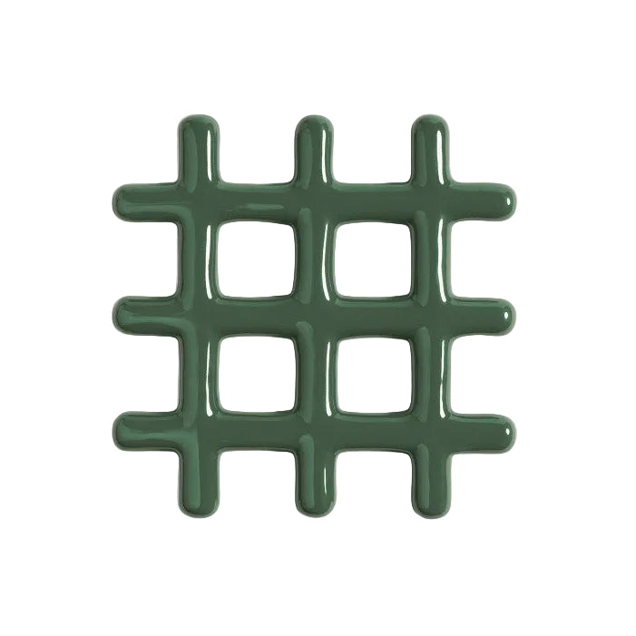 Sous-verre en céramique Grid | vert
