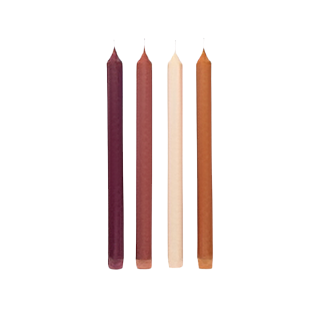 Lot de 4 bougies Pure | roseate blend