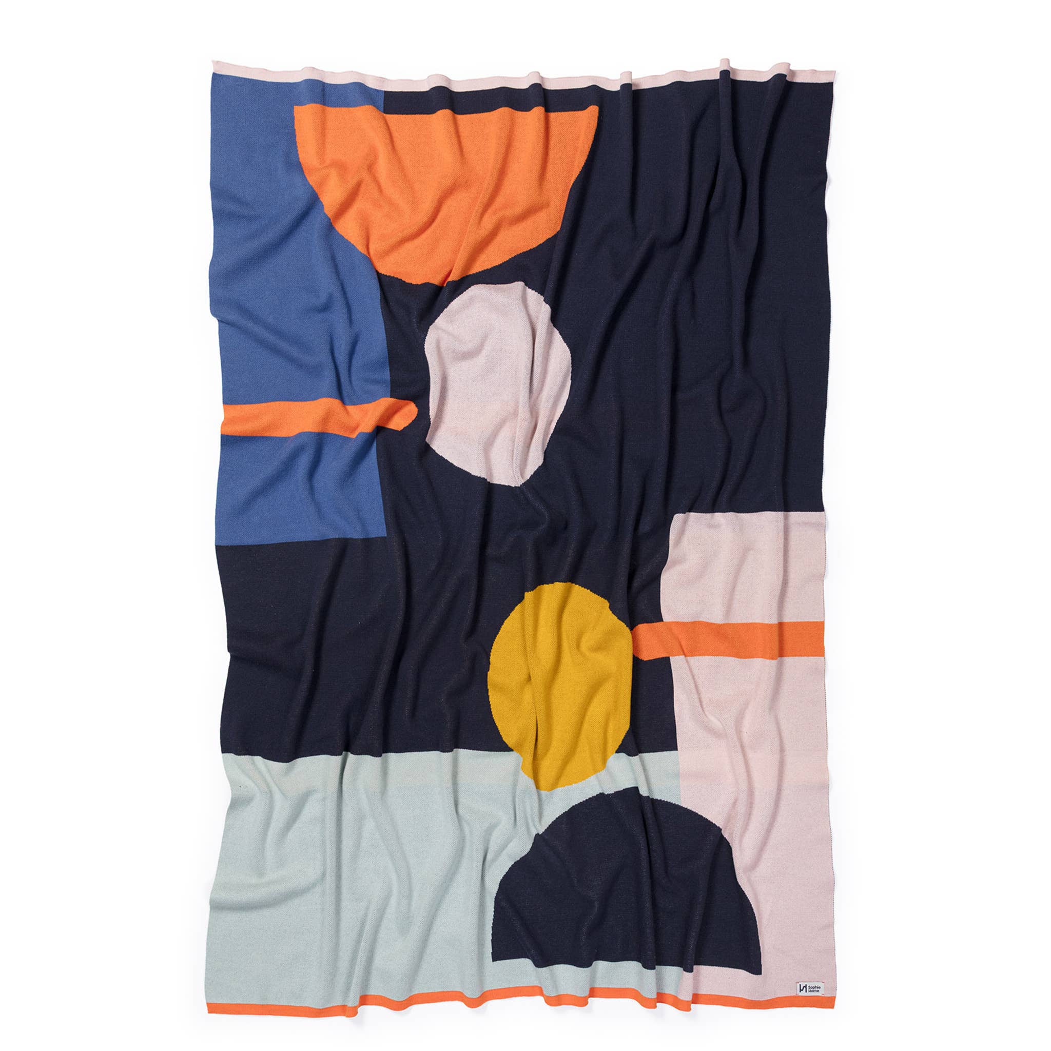 Baumwoll-Decke 130x160cm | Bleecker multi