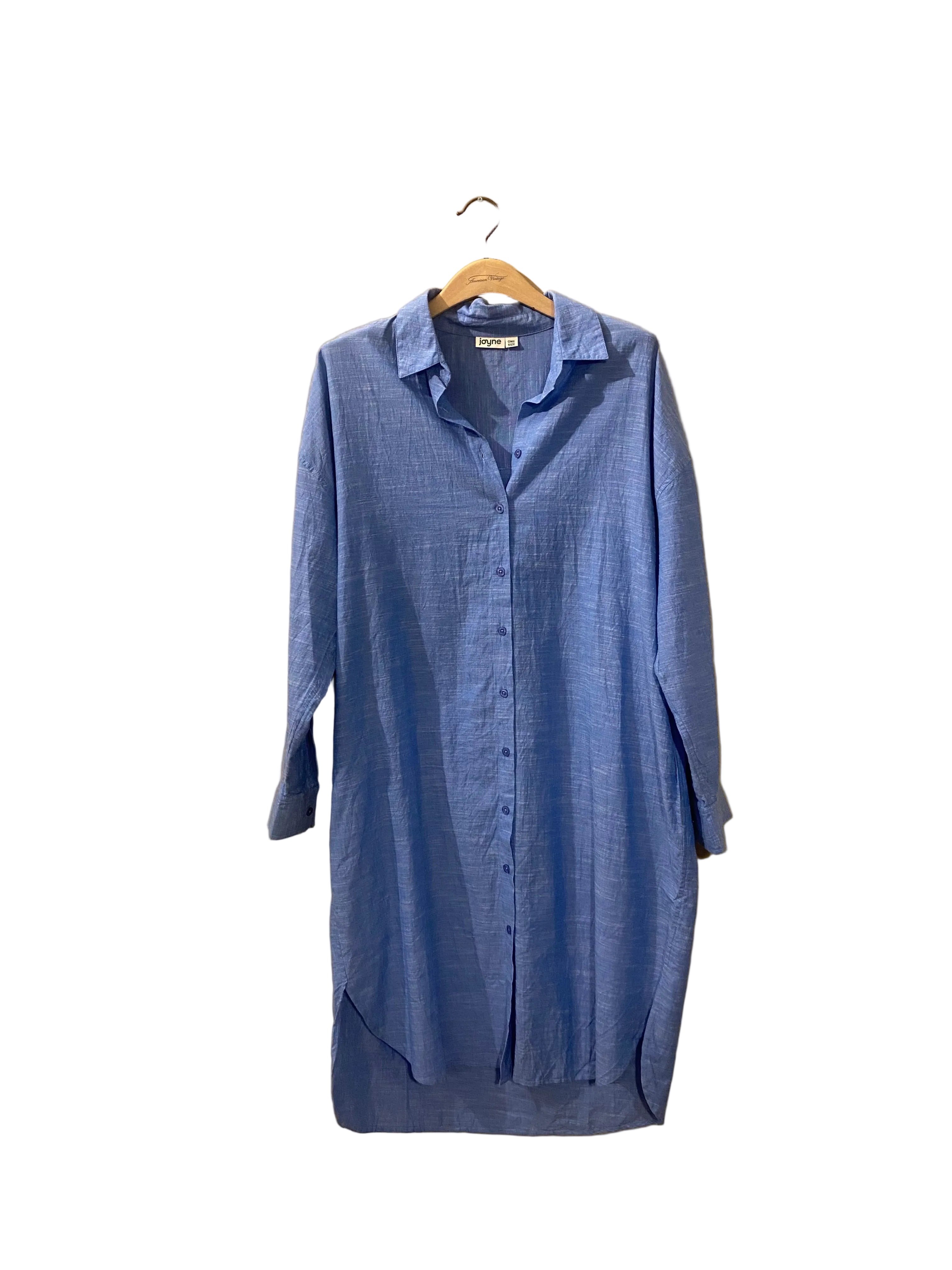 Tunika Langarm | light denim