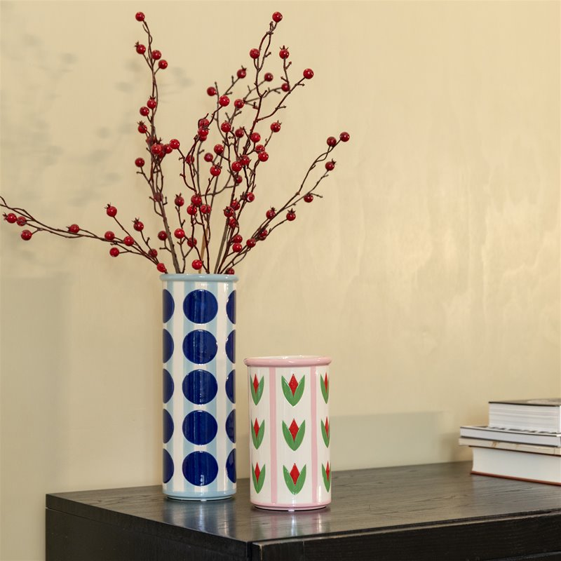 Vase Patch Dot | Blue