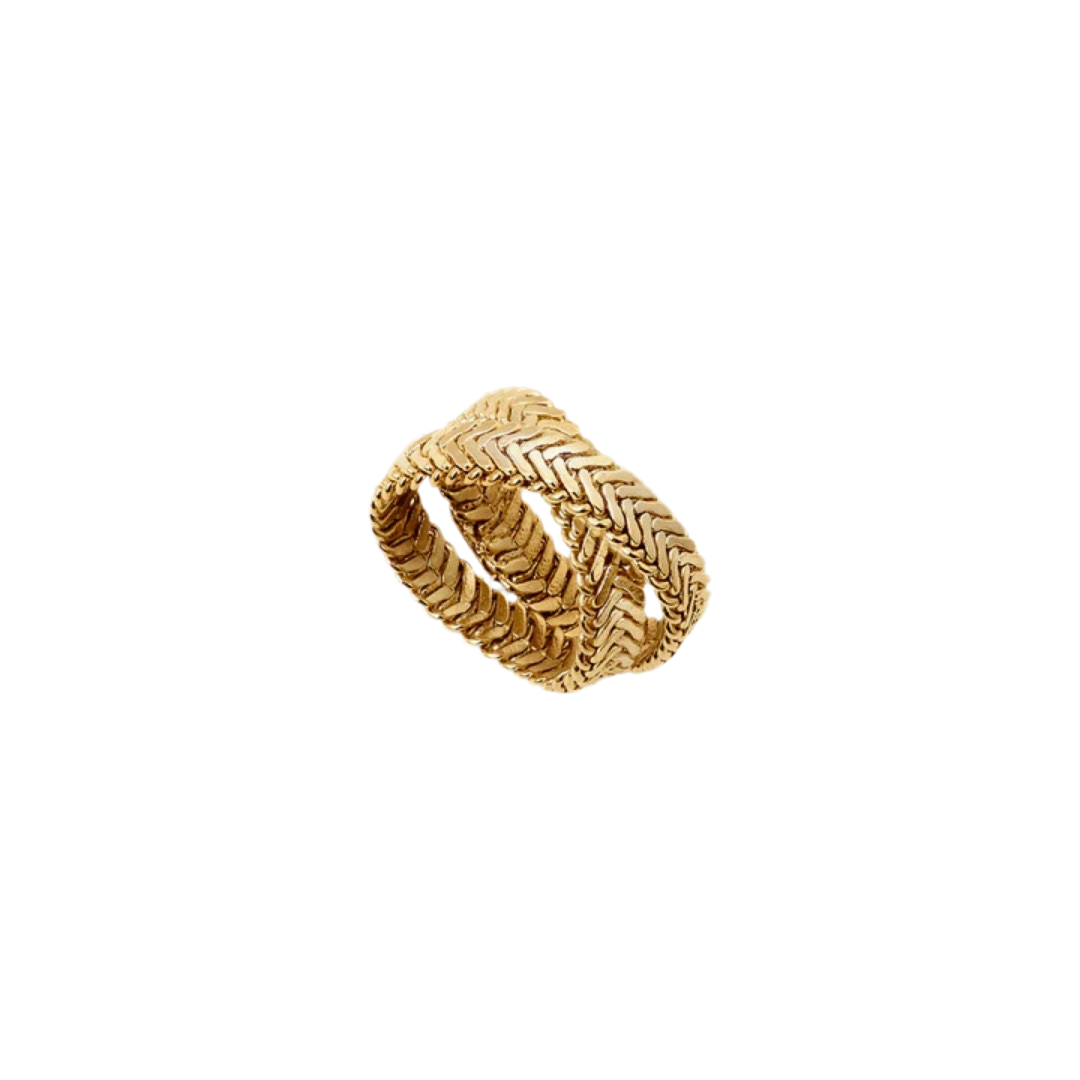 Bague Beluga or | trois tailles