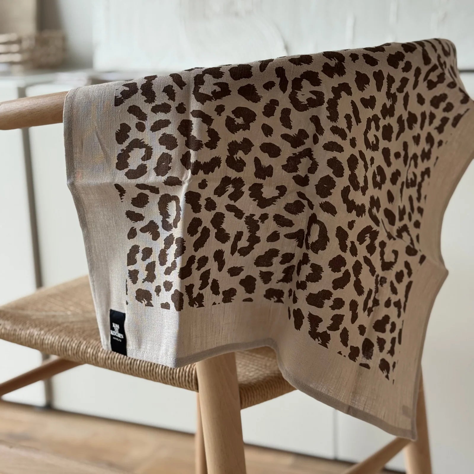 Geschirrtuch Leo | sand & braun