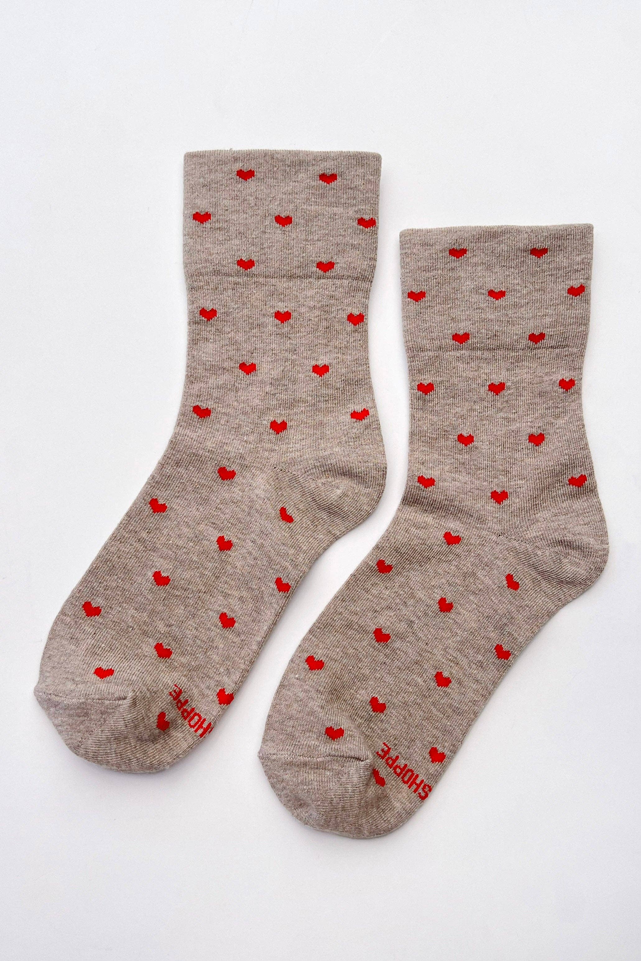 Sneaker-Socken mit Herz (Großhandel)