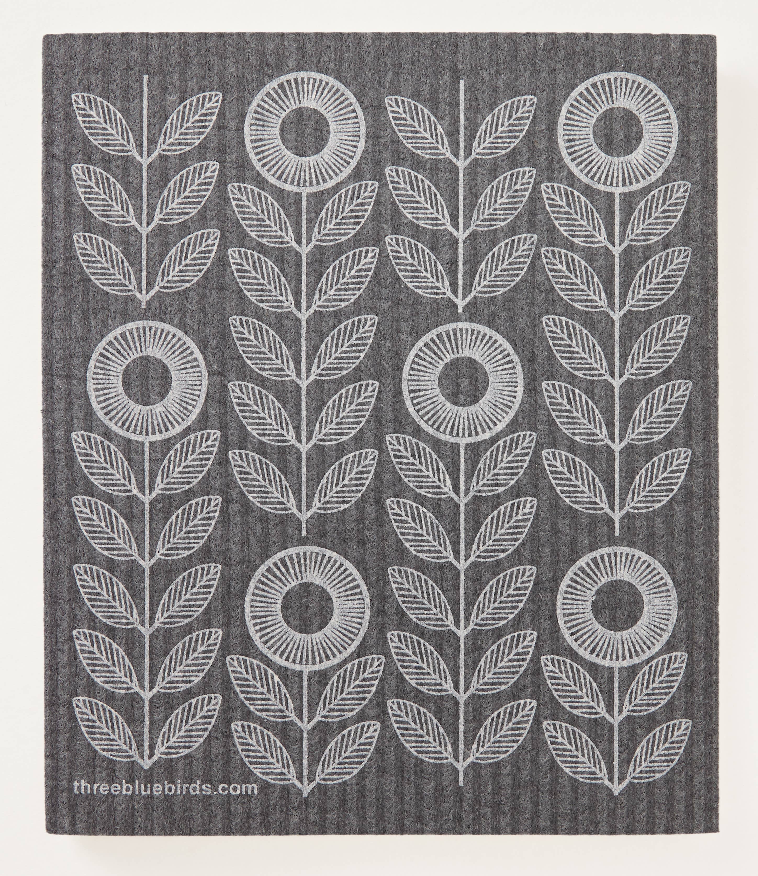 Éponge | fleurs blanches