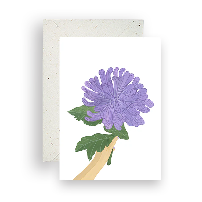 Chrysanthemum card