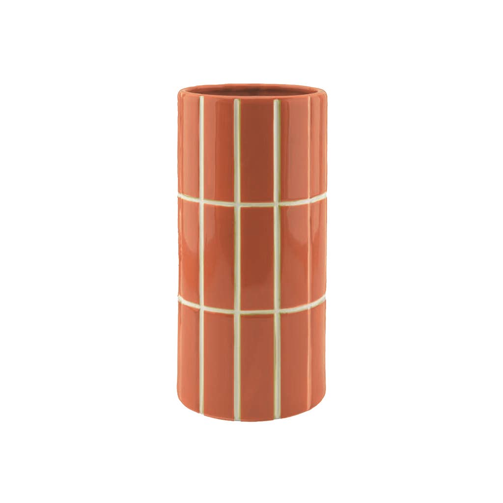 Tile vase | orange