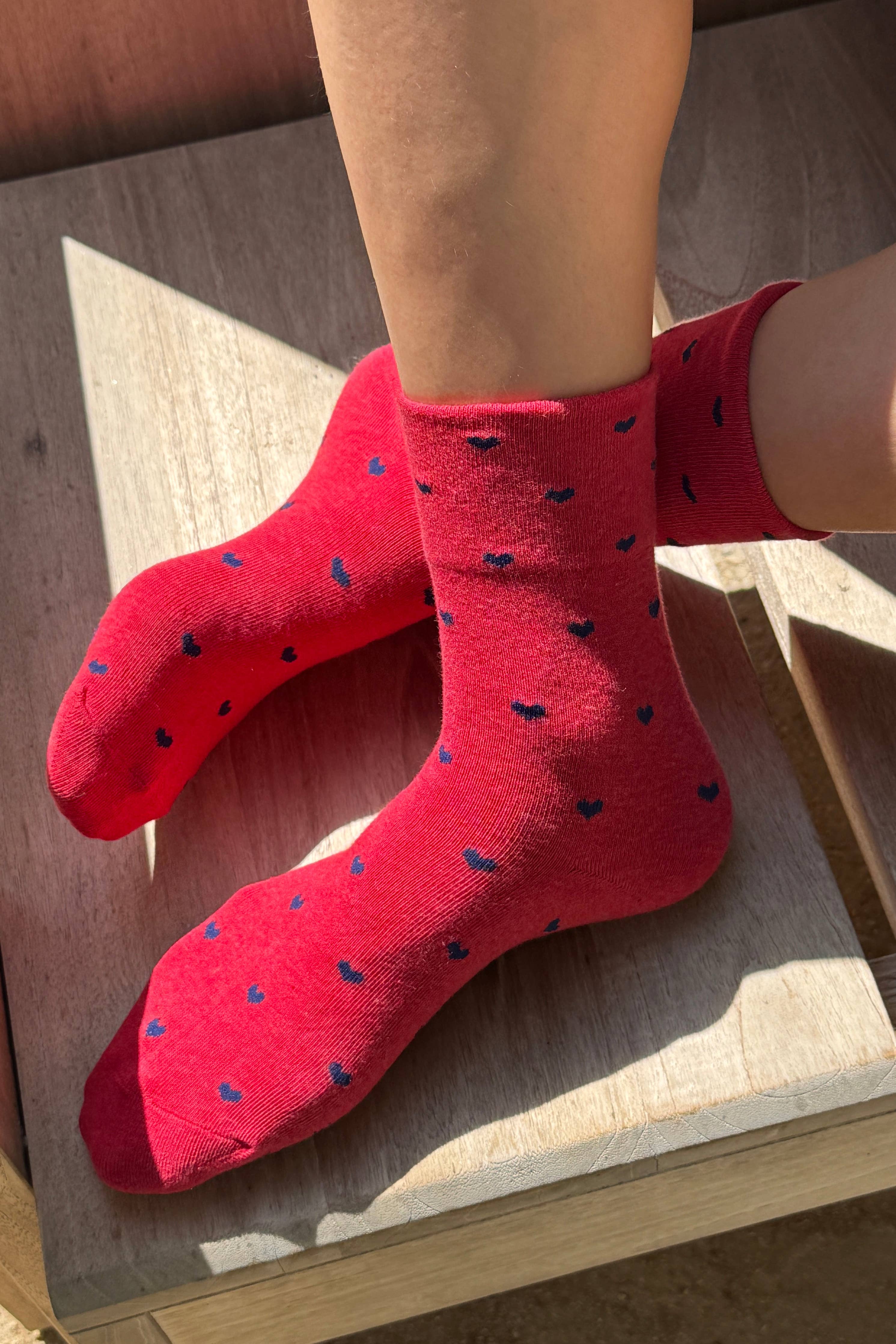 Sneaker-Socken mit Herz (Großhandel)