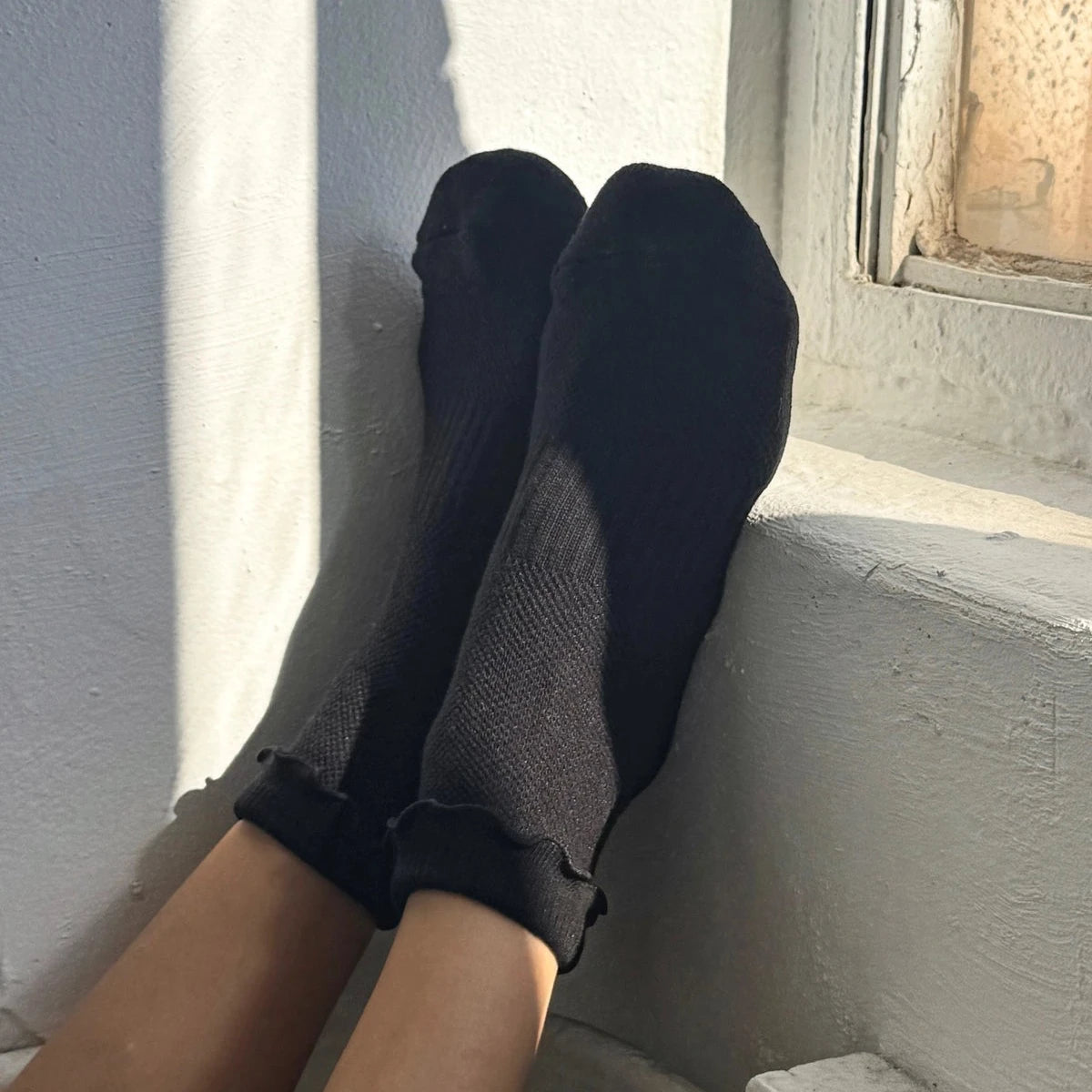 Chaussettes Hugger | noir
