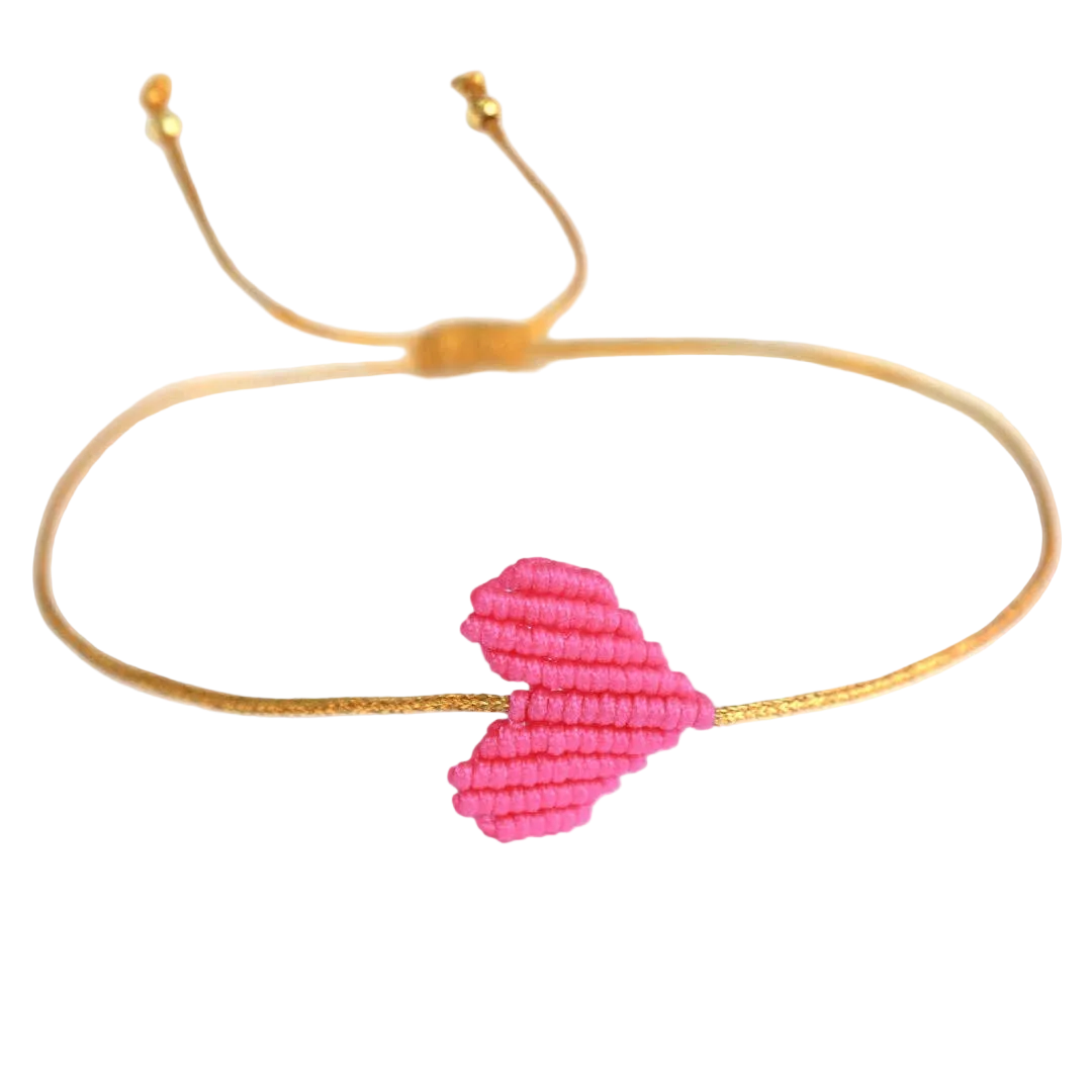 Bracelet Cœur | Rose
