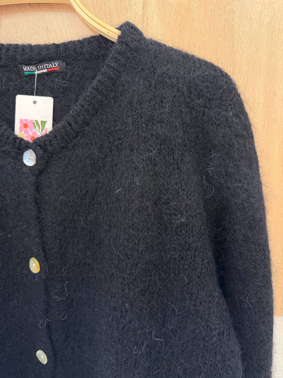 Cardigan aus Mohair | marine