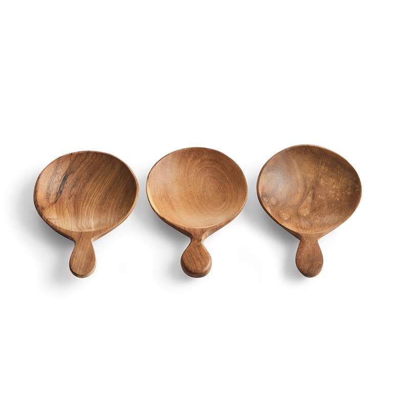 Wooden Bowl with Handle | 11.5 cm