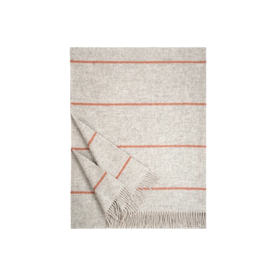 Couverture en laine Halla | cannelle