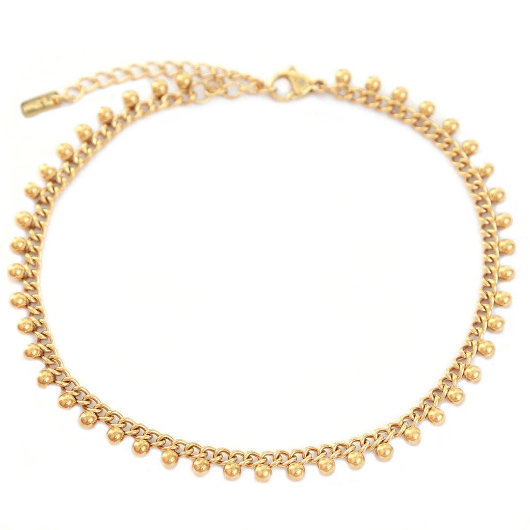 Chaîne de cheville Bali | doré
