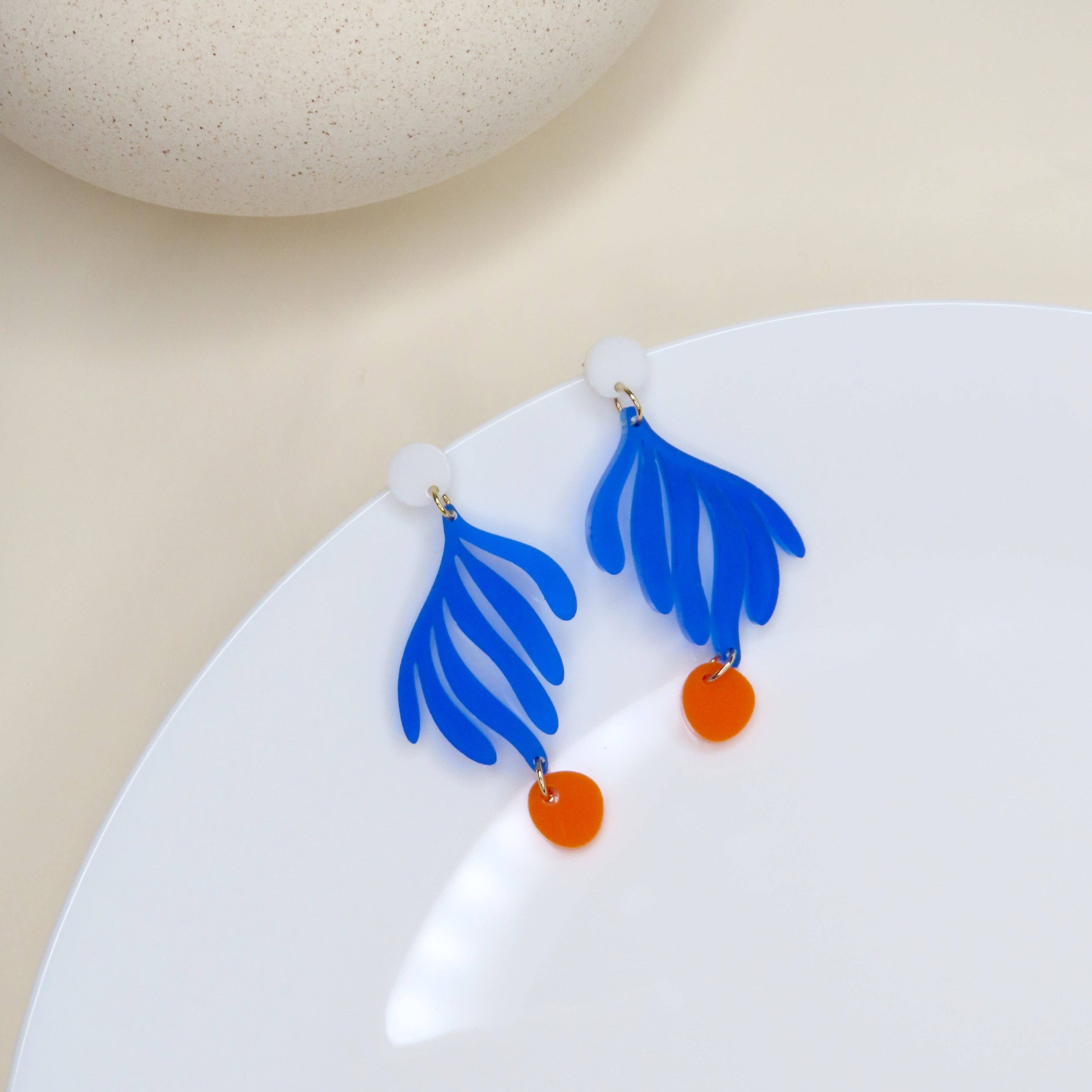Earrings Matisse | azure