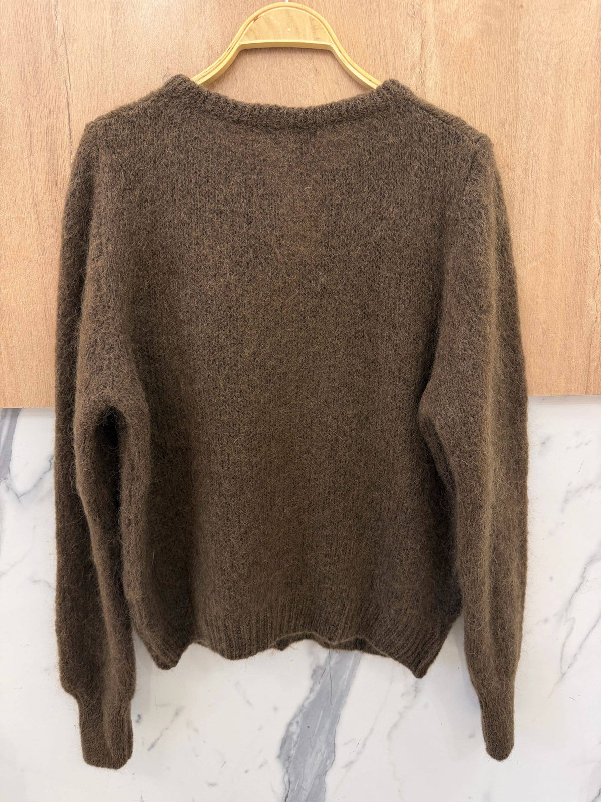 Cardigan aus Mohair | choco