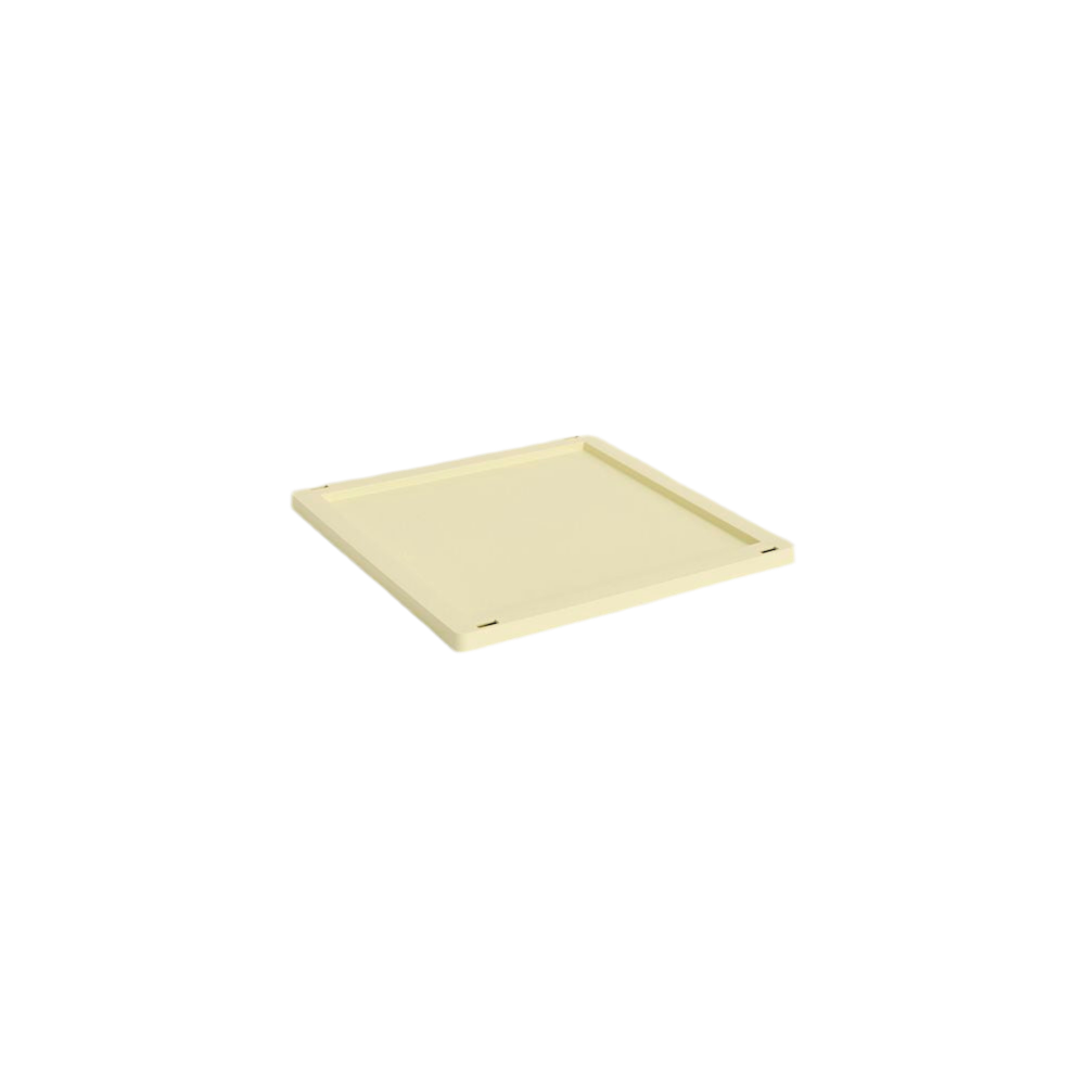 Lid Colour Crate Square | light yellow