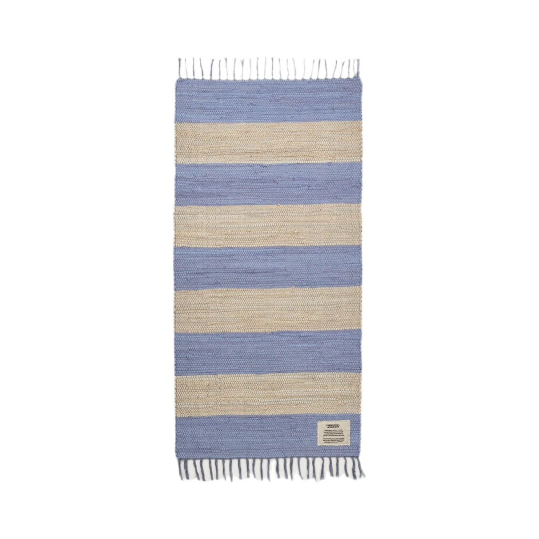 Handwoven rug CHINDI | cream & baby lavender