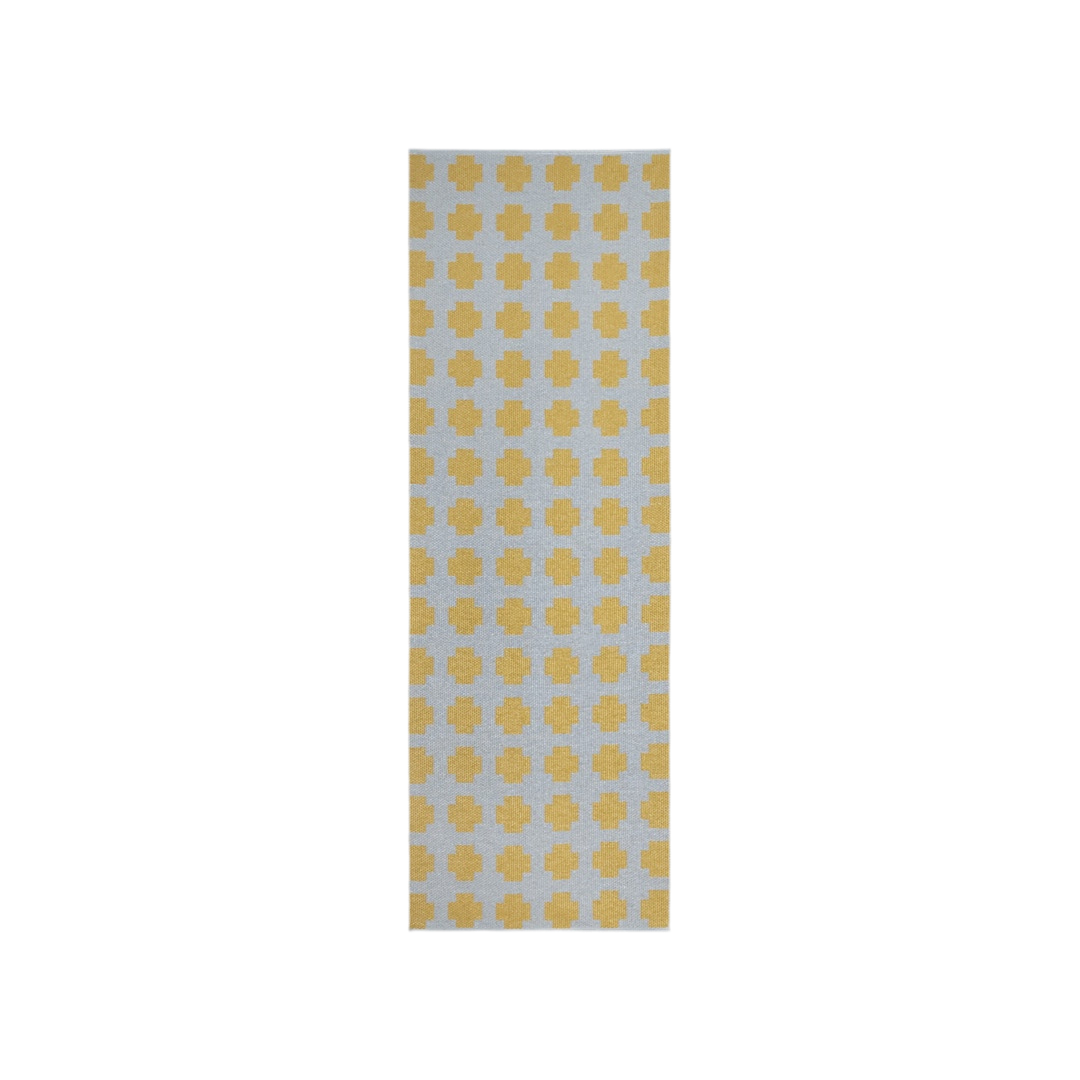 Tapis d'extérieur en PET Paloma | gris, jaune