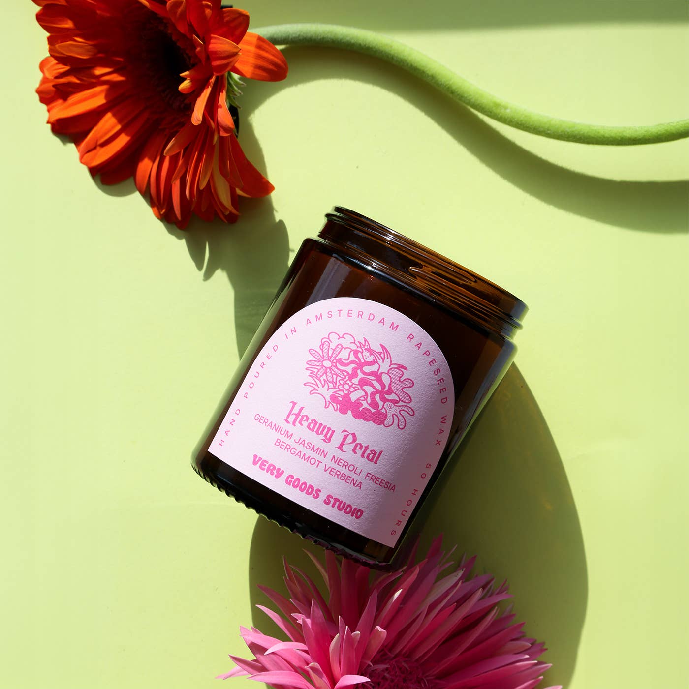 Scented Candle HEAVY PETAL | large