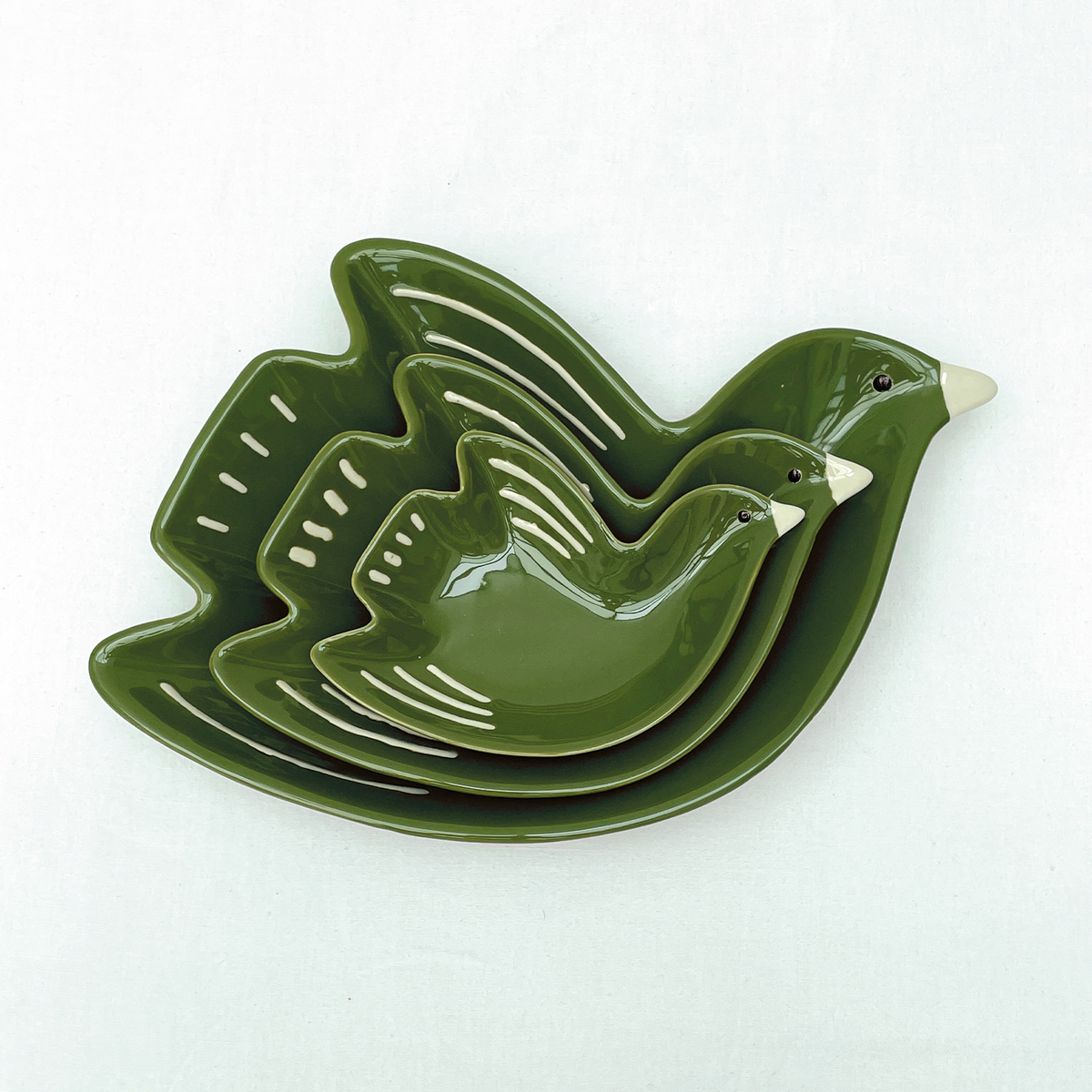 Bird Schale | dark green