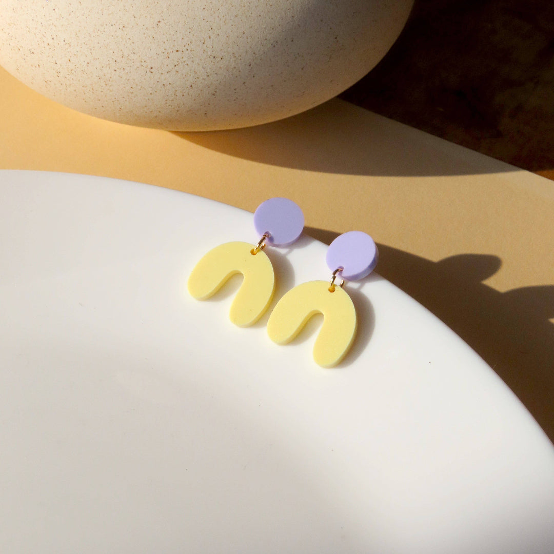 Boucles d'oreilles Statement | lilas et buttermilk Arches