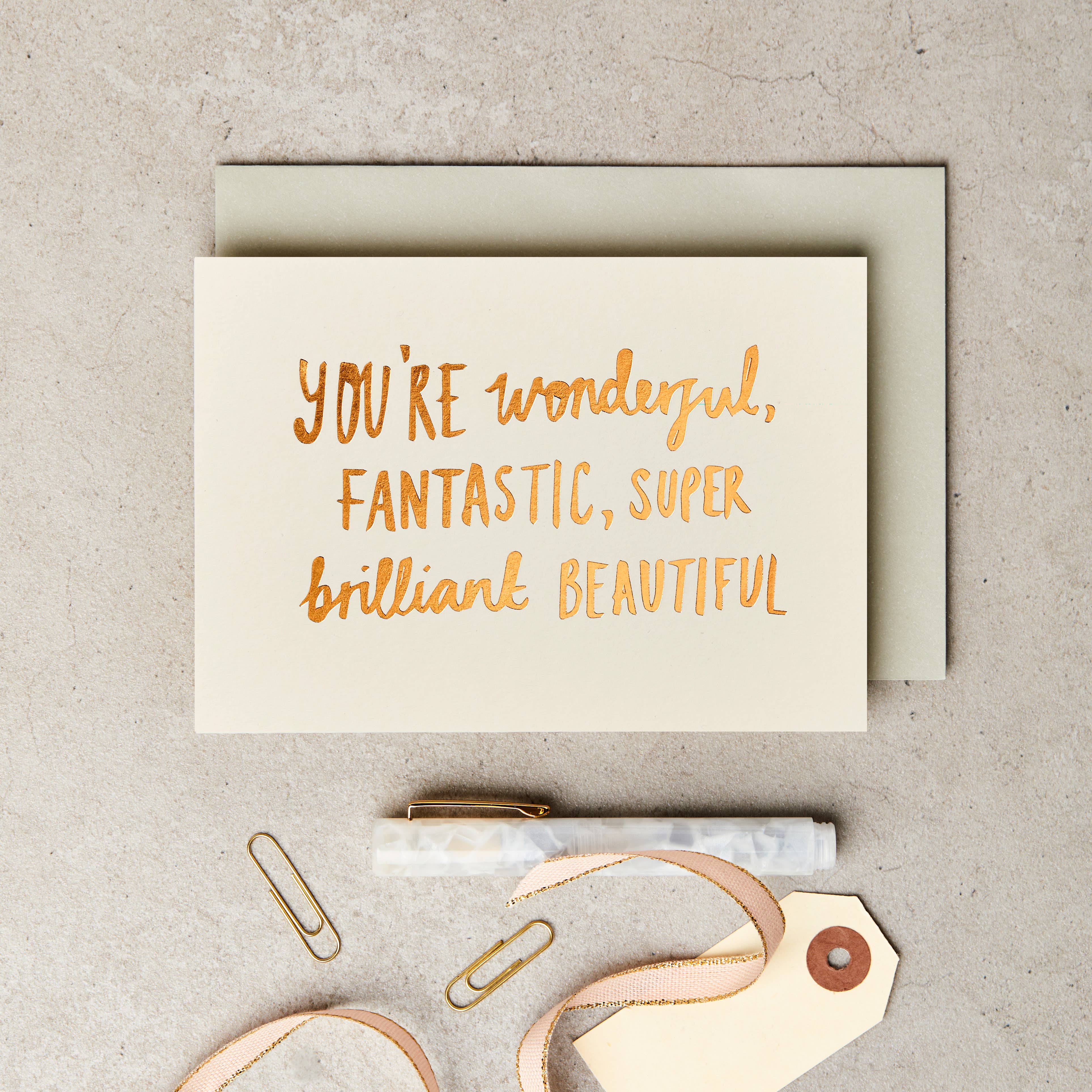 Greeting Card | You're Wonderful