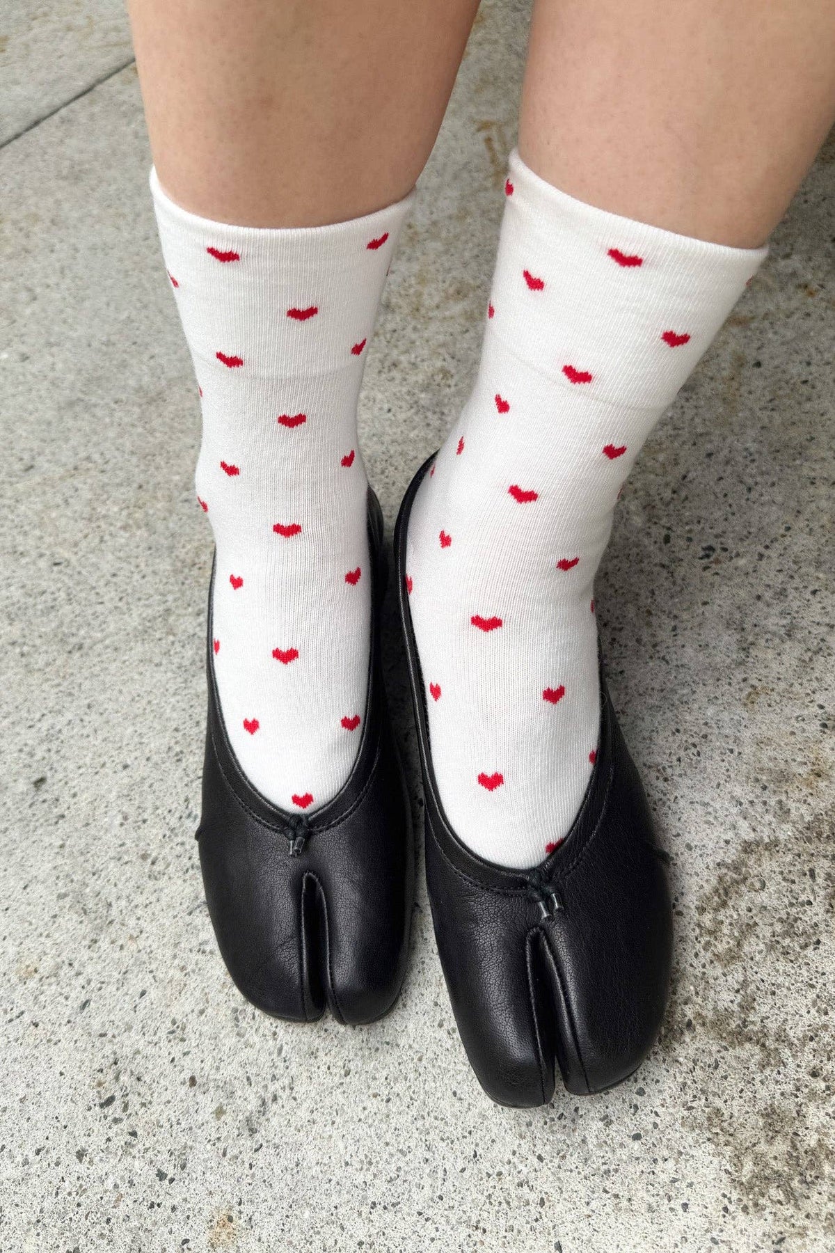 Sneaker-Socken mit Herz (Großhandel)