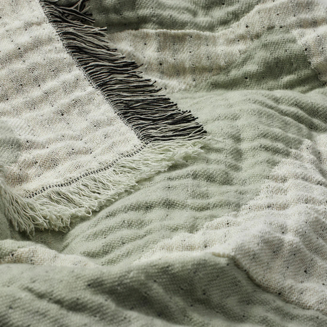 Couverture Herbert 130x150cm | vert sauge