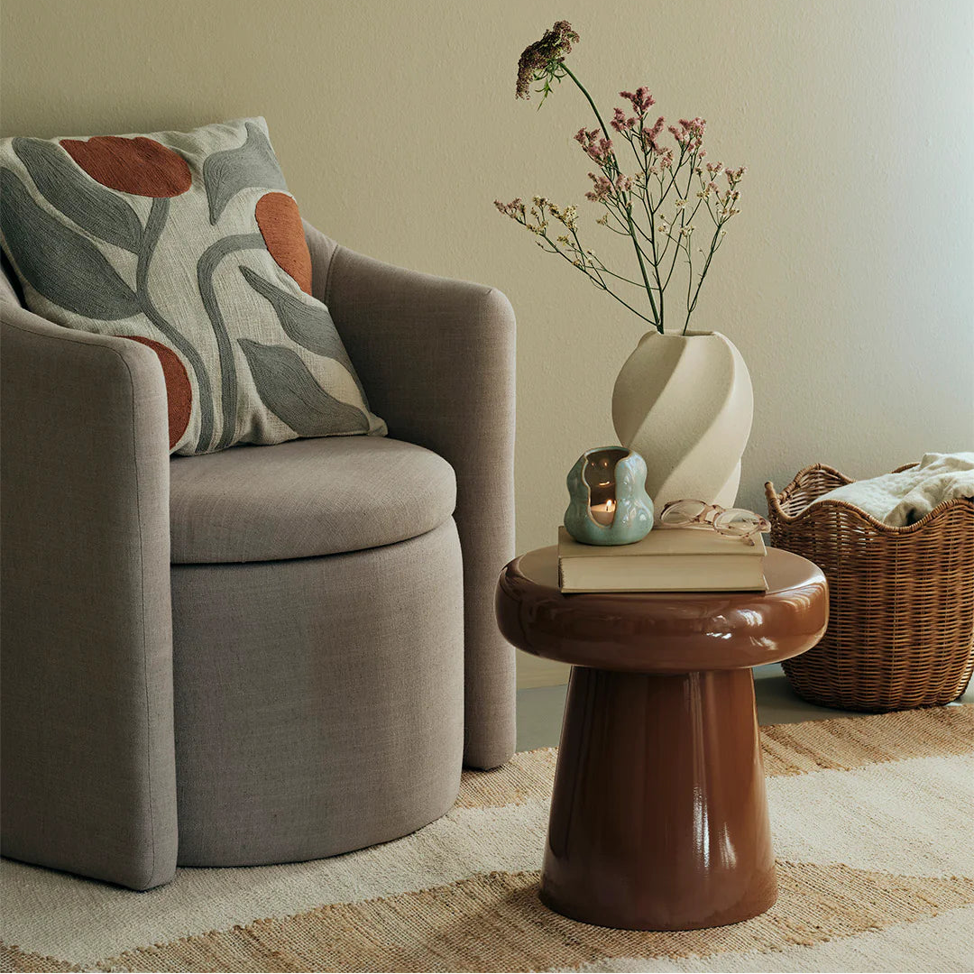 Pillow Dora 50x50cm | sage green, mocha bisque
