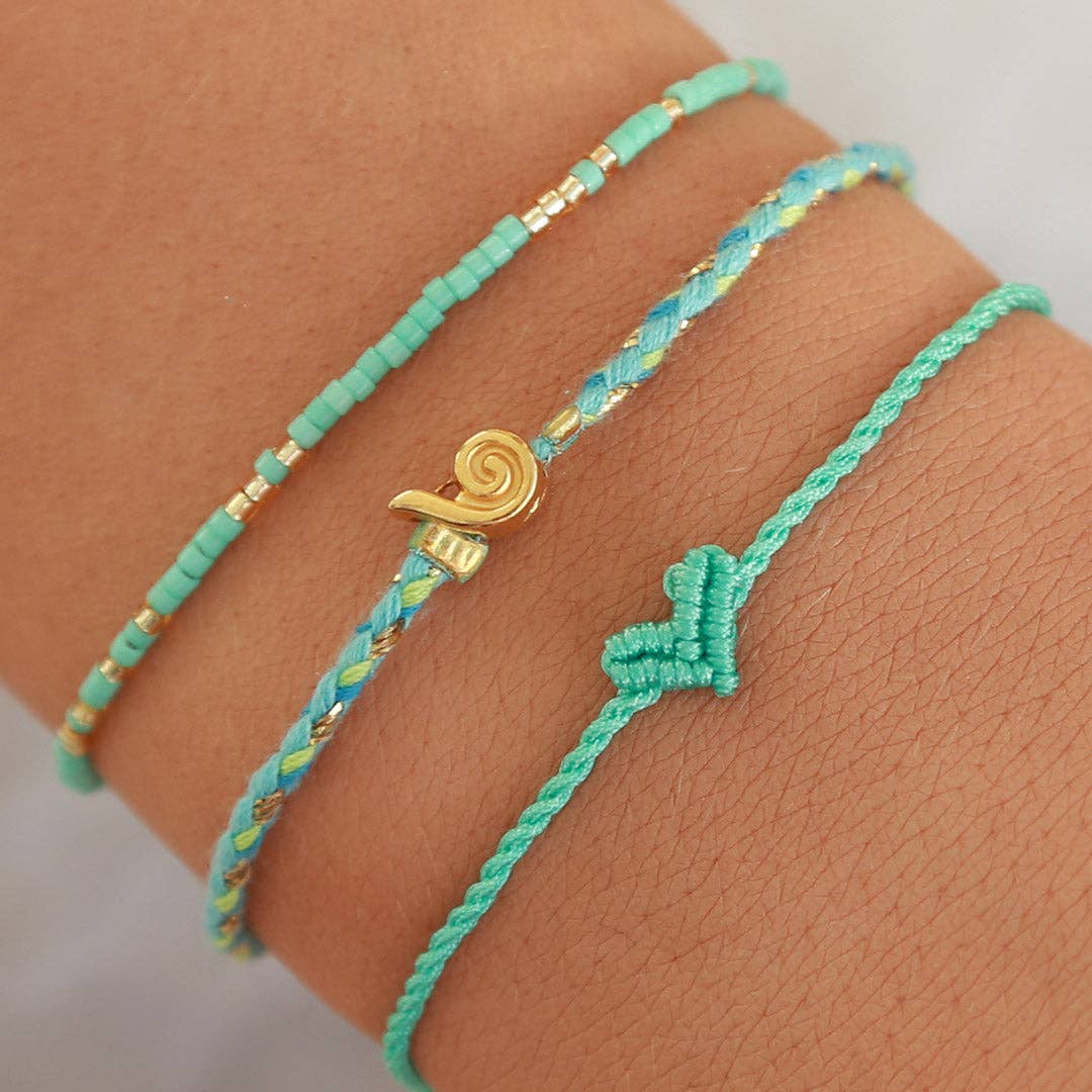 Bracelet cœur mini | turquoise