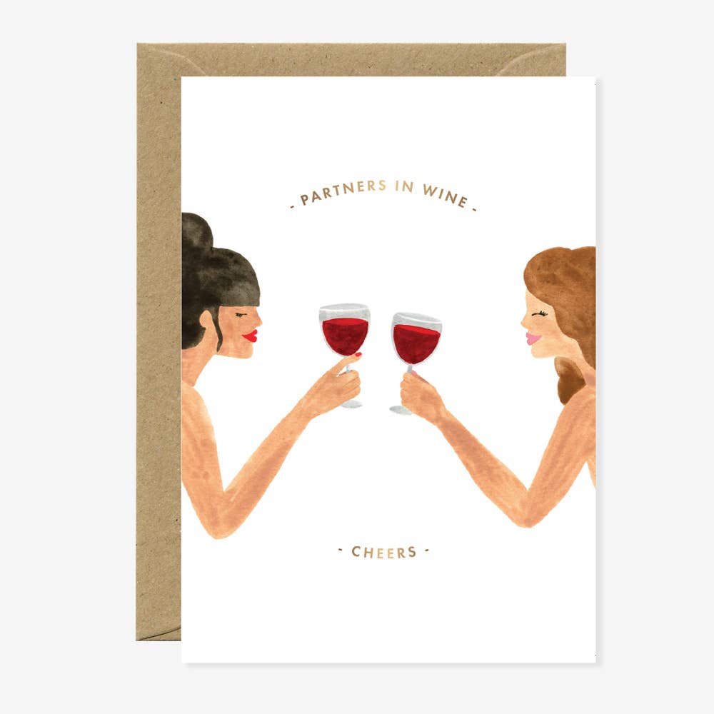 Carte de vœux avec enveloppe | Partner in Wine