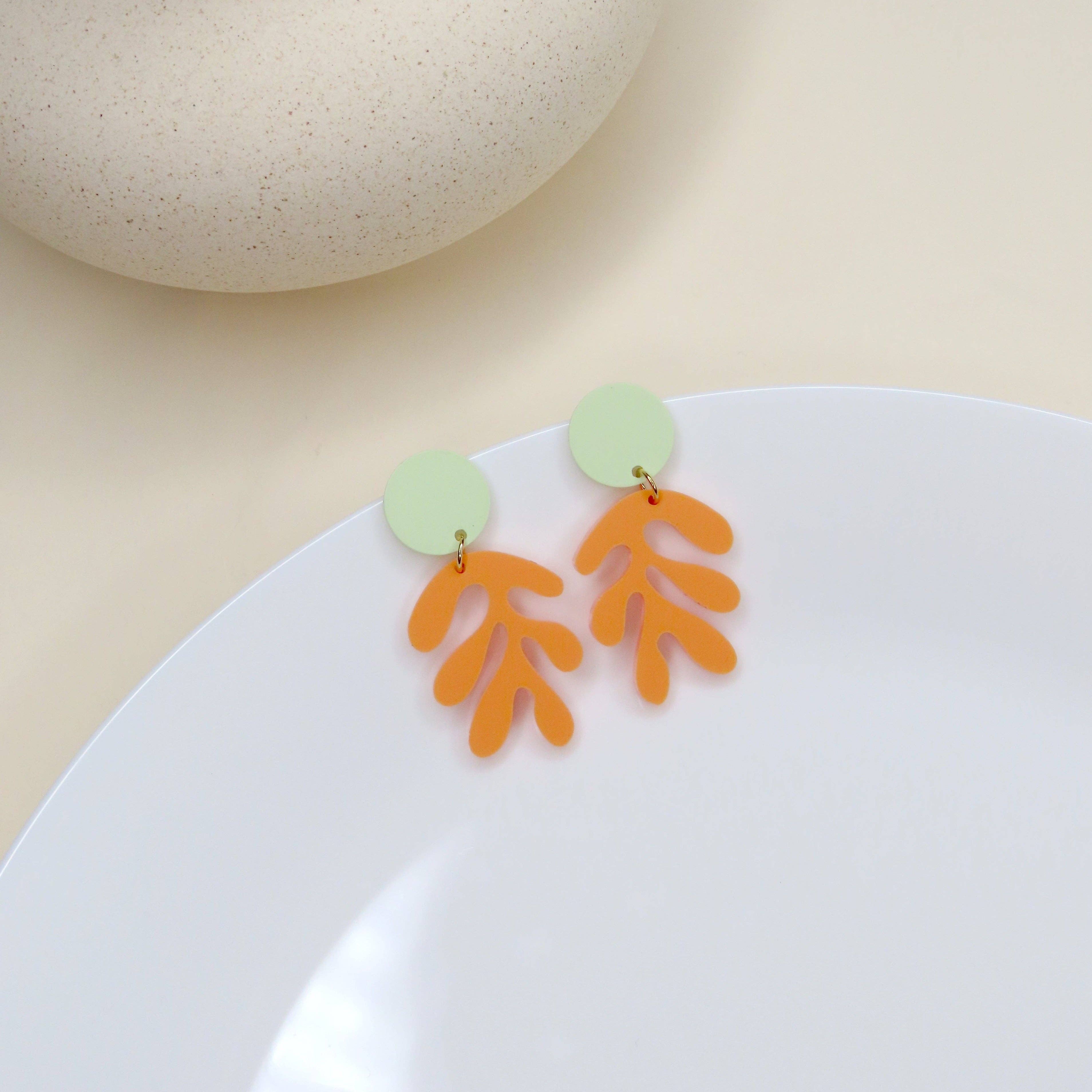 Boucles d'oreilles Matisse | pêche